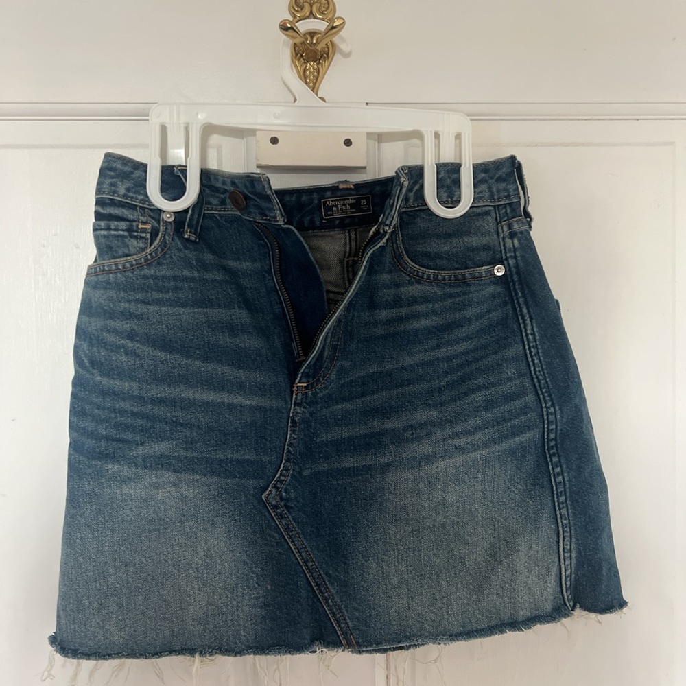 Abercrombie & fitch mini denim skirt